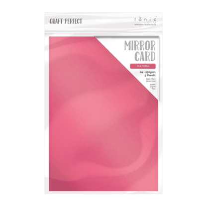 Cardstock Craft Perfect - Mirror Card Satin A4 - Pink Chiffon 250g