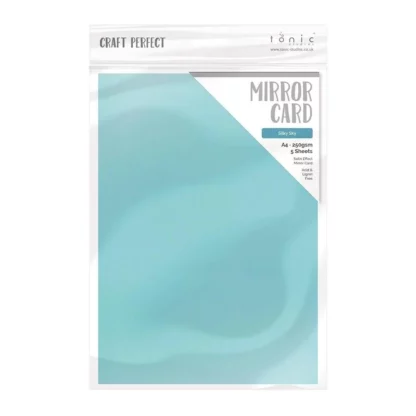 Cardstock Craft Perfect - Mirror Card Satin A4 - Silky Sky 250g