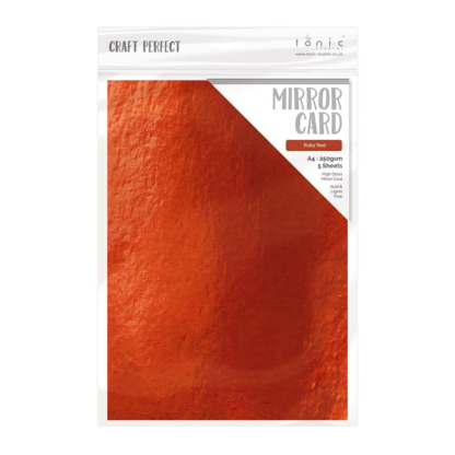 Cardstock Craft Perfect - Mirror Card A4 - Ruby red 250g