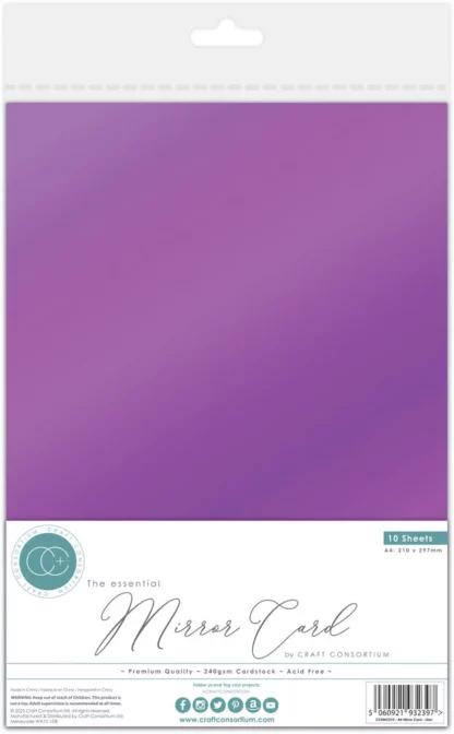 Cardstock The Essential Mirror Card A4 lilac