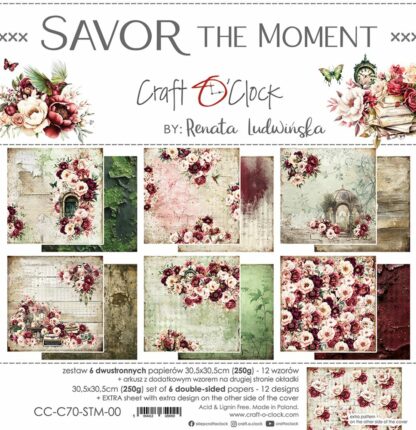 Craft O'clock - Savor the Moment 30x30 Paper Collection