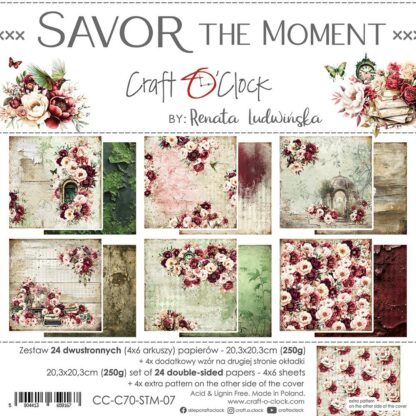 Craft O'clock - Savor the moment 20x20 Paper Collection