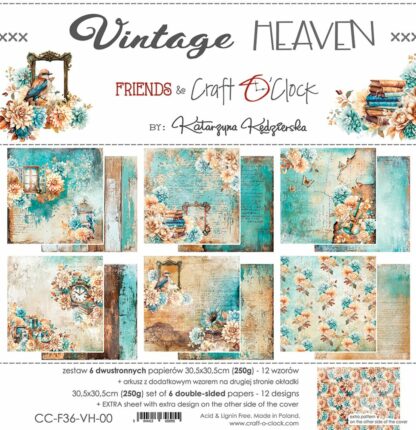 Craft O'clock - Vintage Heaven 30x30 Paper Collection