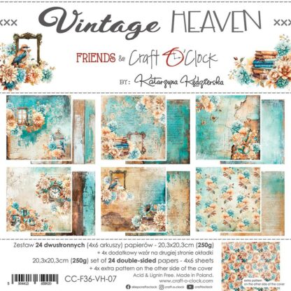 Craft O'clock - Vintage Heaven 20x20 Paper Collection