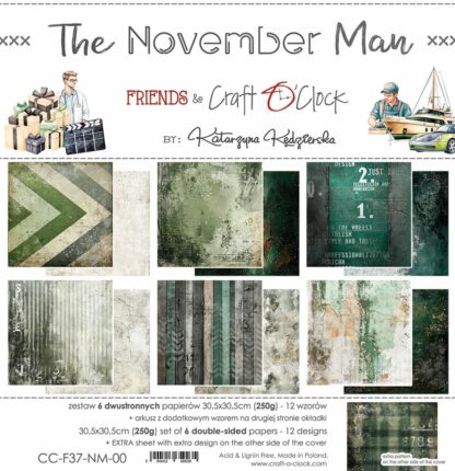 Craft O'clock - The November Man 30x30 Paper Collection