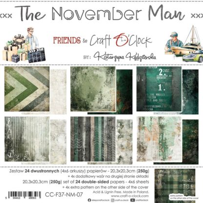 Craft O'clock - The November man 20x20 Paper Collection