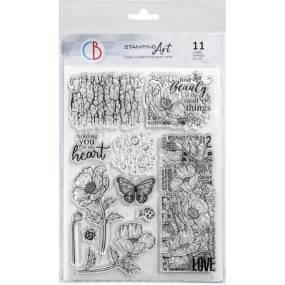 CIAO BELLA - Majestic Dream - Clear Stamps Flourishing Scarlet