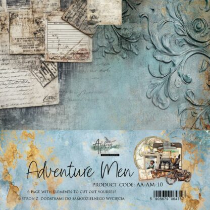Art Alchemy - Adventure Men - paper collection 15x15