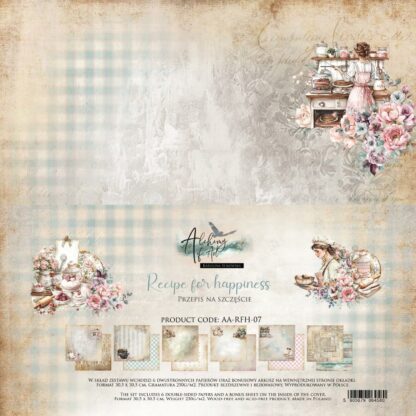 Art Alchemy - Recipe for Happiness - paper collection 30x30