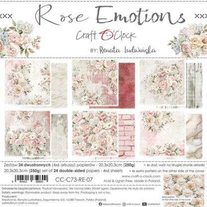 Craft O'clock - Rose Emotions 20x20 Paper Collection