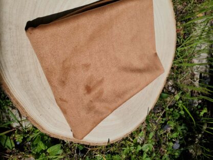 Tissu suédine camel