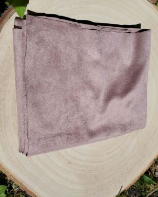 Tissu suédine bois de rose