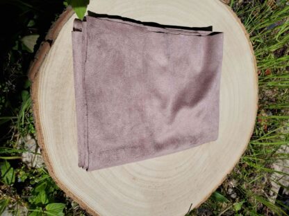 Tissu suédine bois de rose