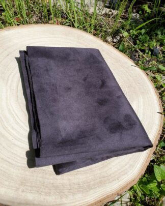 Tissu suédine noir