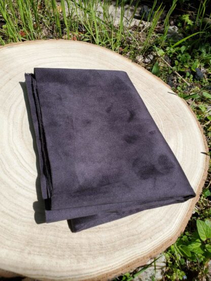 Tissu suédine noir