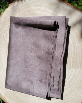 Tissu suédine taupe