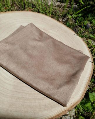 Tissu suédine beige
