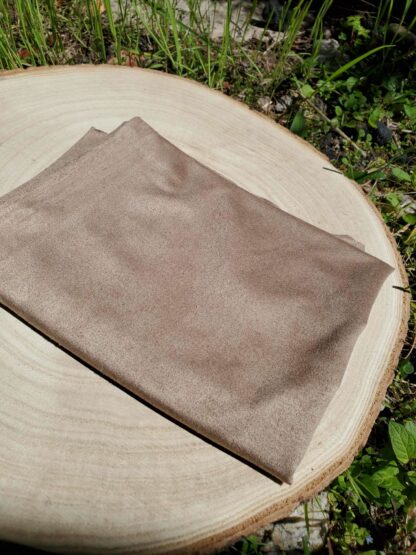 Tissu suédine beige