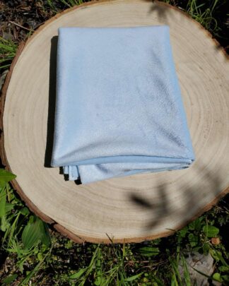 Tissu velours ras ciel