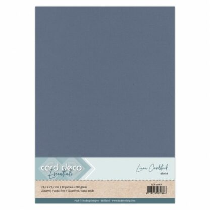 Cardstock texturé linen A4 stone