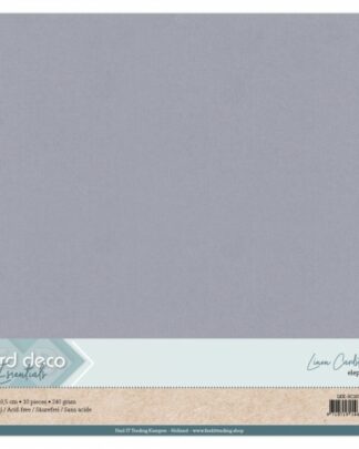Cardstock texturé linen 30x30 Gris Éléphant