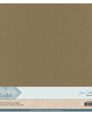 Cardstock texturé linen 30x30 moka