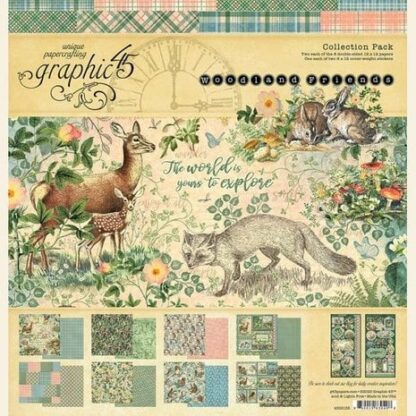 Graphic45 Super Kit Complet Woodland Friend Collection