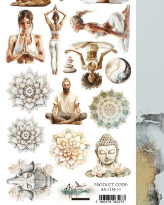 Art Alchemy - In the morning - Yoga 1 feuille 15x30 à découper