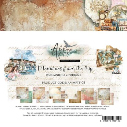 Art Alchemy - Memories from the trip - paper collection 20x20