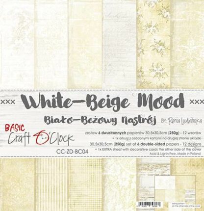 Craft O'clock - White Beige Mood 30x30
