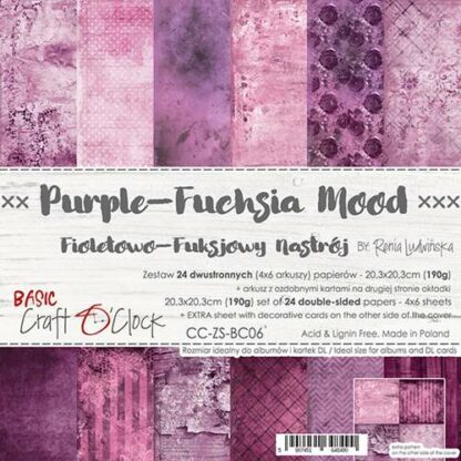 Craft O'clock - Purple-Fuchsia Mood 20x20