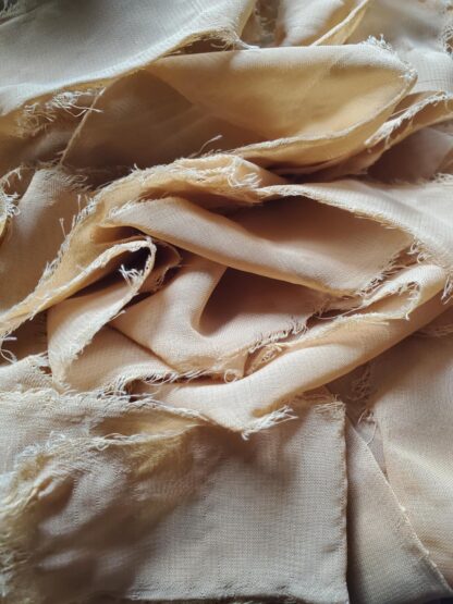 Ruban Silk Chiffon Vintage Ecru