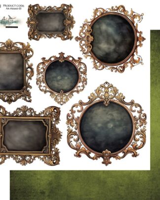 Art Alchemy - Wonderful Christmas Time - extra to cut 30x30 Frame 3