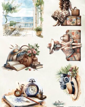 Art Alchemy - Memories from the trip - Papier de riz #1