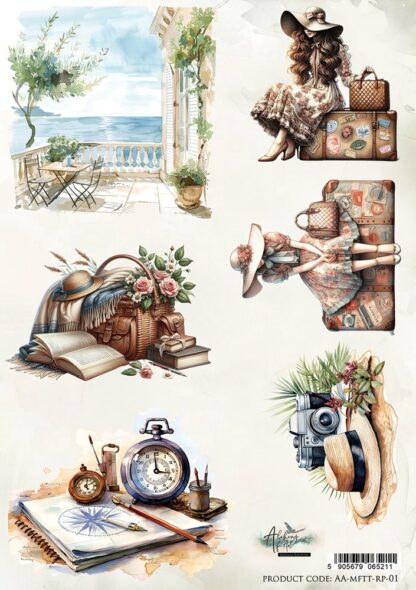 Art Alchemy - Memories from the trip - Papier de riz #1