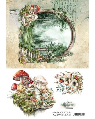 Art Alchemy - The worlds of Fairies - paper riz#1 A4