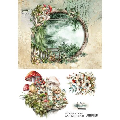 Art Alchemy - The worlds of Fairies - paper riz#1 A4