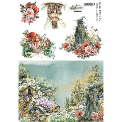 Art Alchemy - The worlds of Fairies - paper riz#3 A4