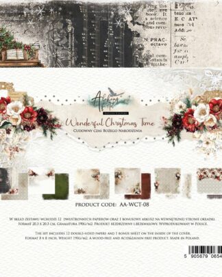 Art Alchemy - Wonderful Christmas Time - paper collection 20x20