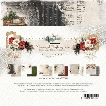 Art Alchemy - Wonderful Christmas Time - paper collection 20x20