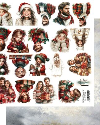 Art Alchemy - Wonderful Christmas Time - extra to cut 30x30 People