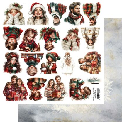 Art Alchemy - Wonderful Christmas Time - extra to cut 30x30 People