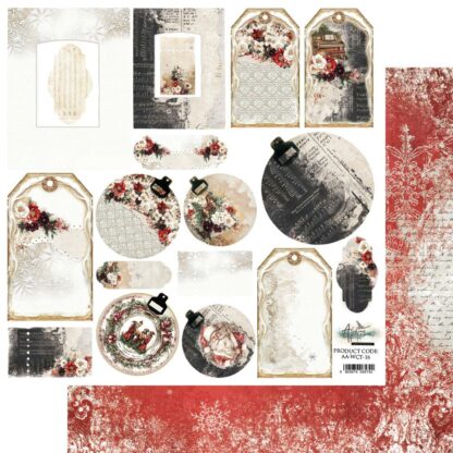 Art Alchemy - Wonderful Christmas Time - extra to cut 30x30 Art journal