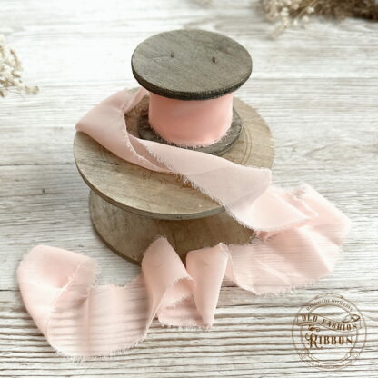 Ruban Silk Chiffon Peach