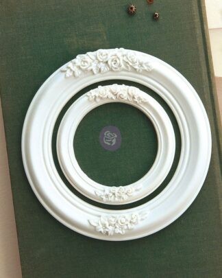 Prima Marketing - Memory Hardware Resin Frames – Petite Round Frame ATTENTION ARTICLE DEFECTEUX
