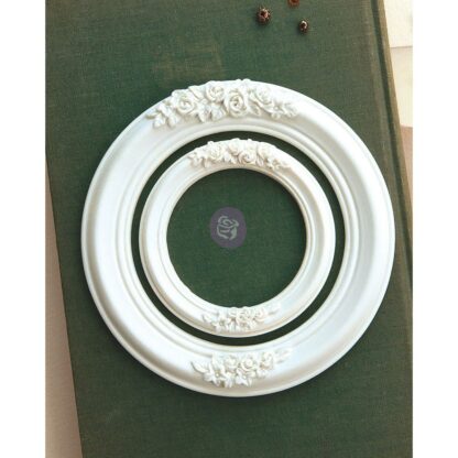 Prima Marketing - Memory Hardware Resin Frames – Petite Round Frame ATTENTION ARTICLE DEFECTEUX