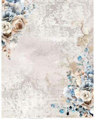 Art Alchemy - In Shades of Blue - Rice paper 1