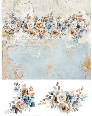 Art Alchemy - In Shades of Blue - Rice paper 3