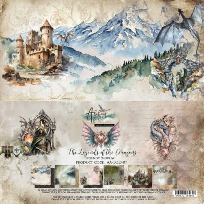 Art Alchemy - The Legends of the Dragons - paper collection 30x30