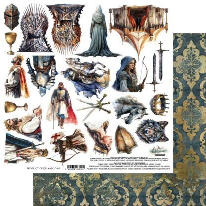 Art Alchemy - The Legends of the Dragons - Extra to cut 30x30